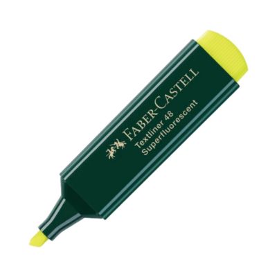 Faber-Castell Opaque Textliner 48 Superfluorescent Yellow Highlighter