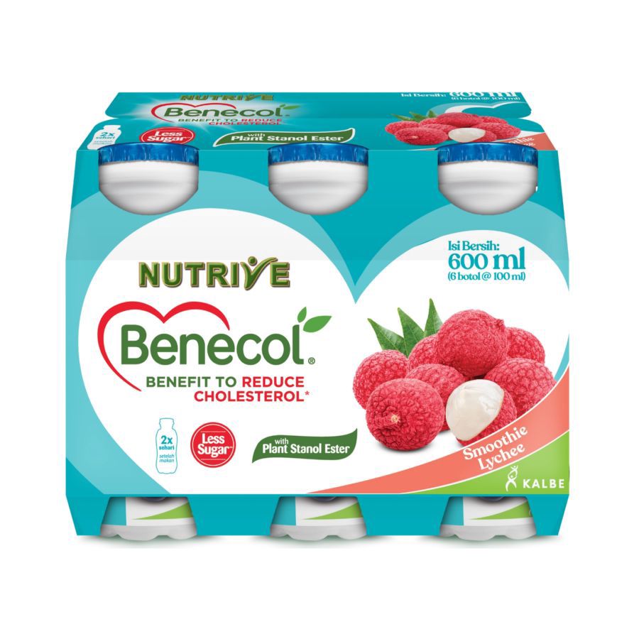 Nutrive Benecol Lychee Multipack 100ml 6bottles