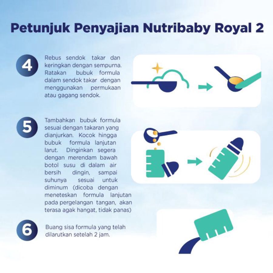 Nutribaby Royal 2 Acti Duobio 6-12 Bulan Susu Formula Bayi 800gram