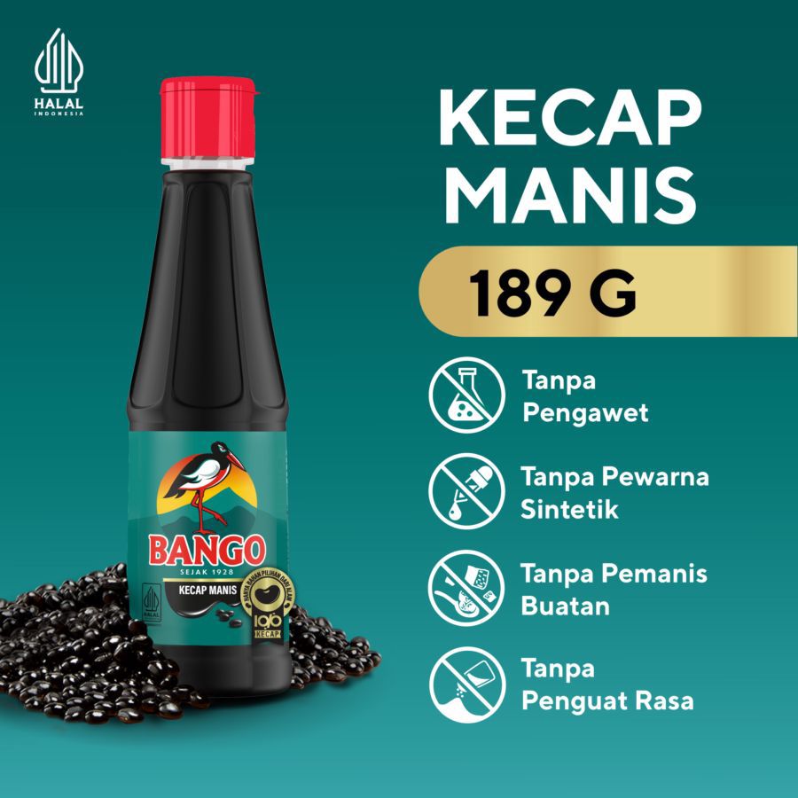 Bango Kecap Manis Botol 189gram