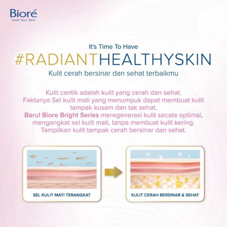 Biore Bright Lovely Sakura Body Foam Refill 400ml