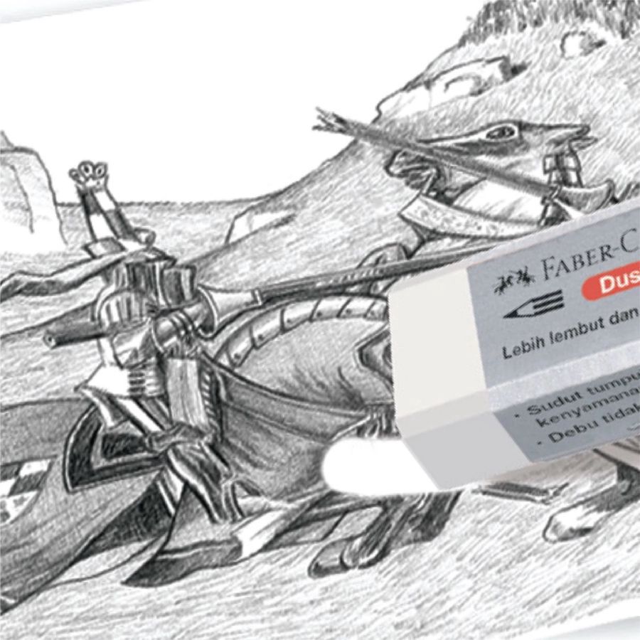 Faber-Castell Penghapus Putih Kecil 1pcs