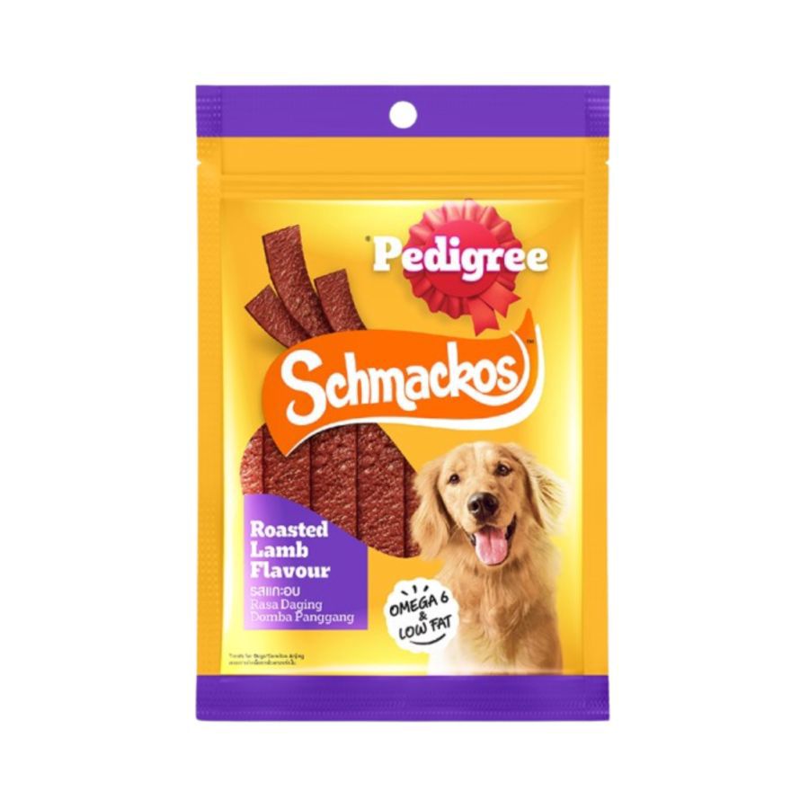 Pedigree Schmackos Roasted Lamb Snack Anjing 70gram