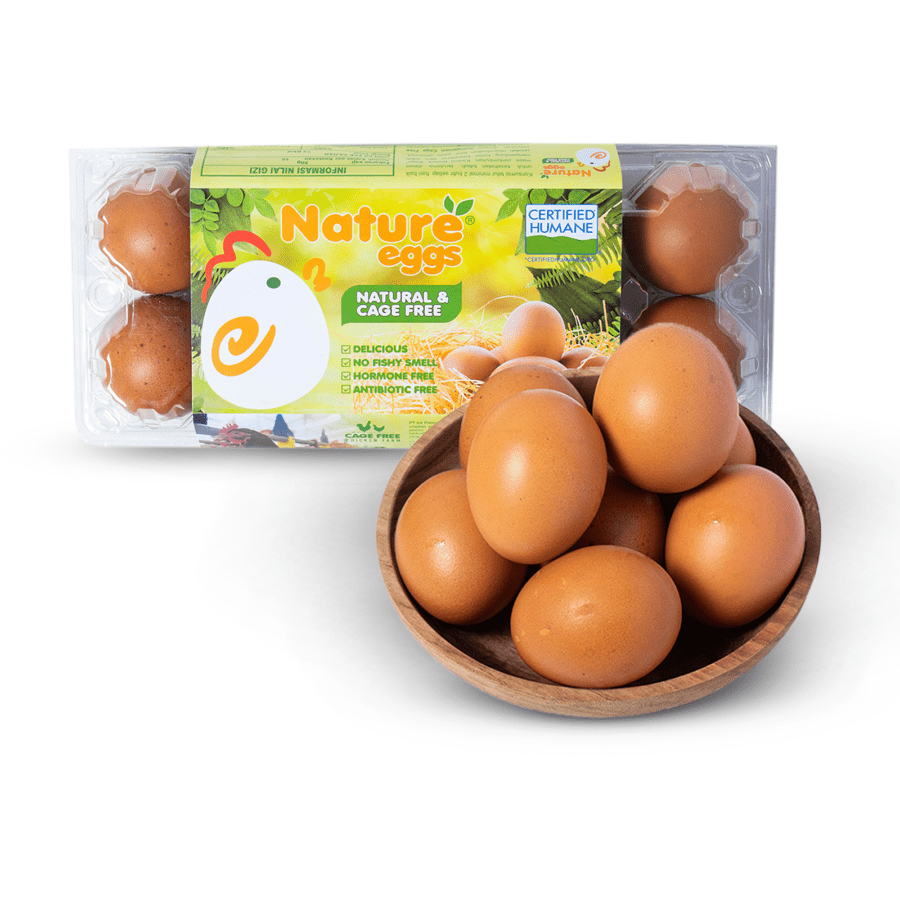 Nature Eggs Telur Ayam Organik Cage Free 10butir