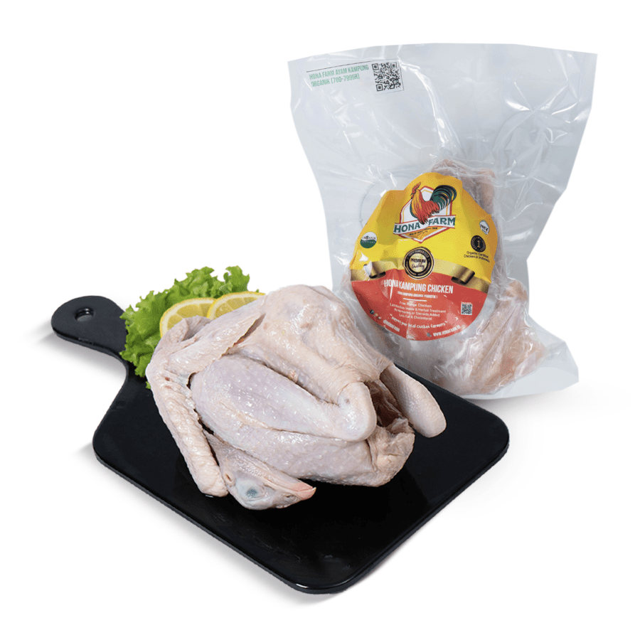 Ayam Kampung Organik Probiotik+Jamu Regular Hona Farm 700-800gram