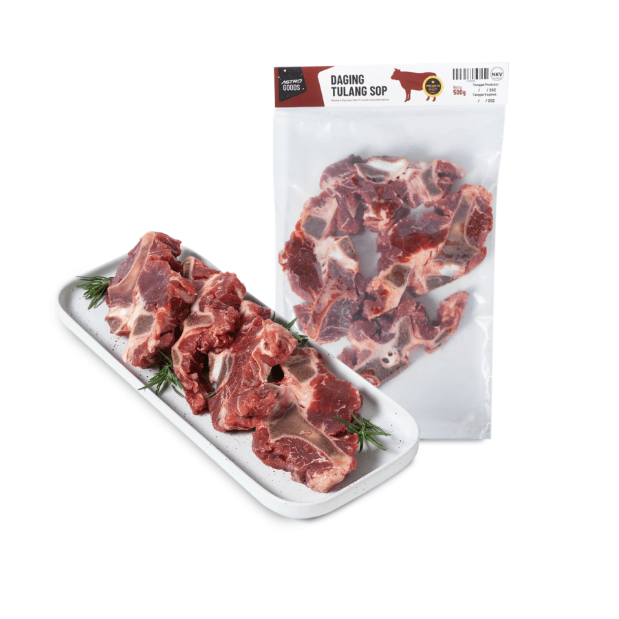 Daging Tulang Sop Import Astro Farm 500gram