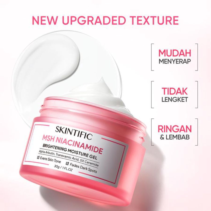 Skintific MSH Niacinamide Brightening Moisture Gel 30gram