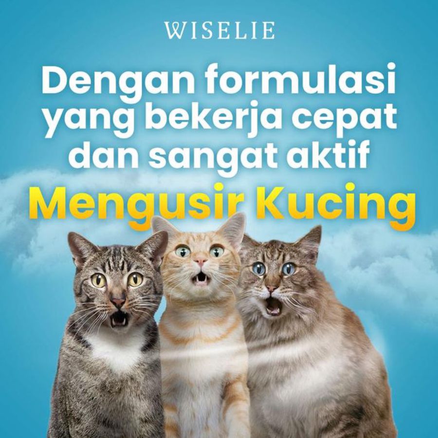 Wiselie Aromatic Spray Pengusir Kucing