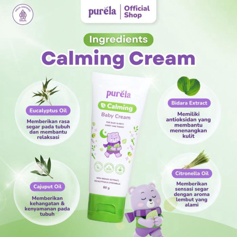 Purela Calming Baby Cream 60gram