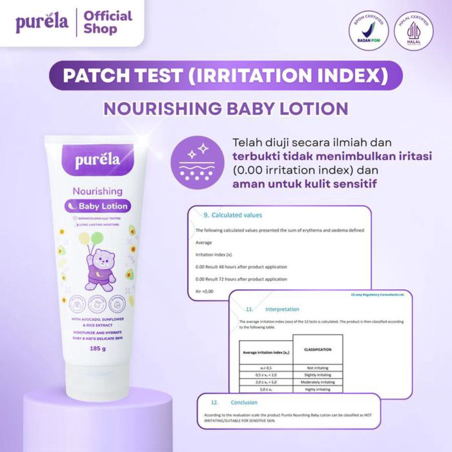 Purela Nourishing Baby Lotion 185gram