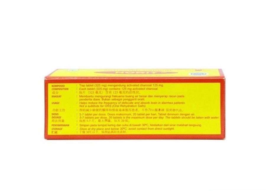 Norit Karbon Aktif Obat Diare dan Perut Kembung 40tablet