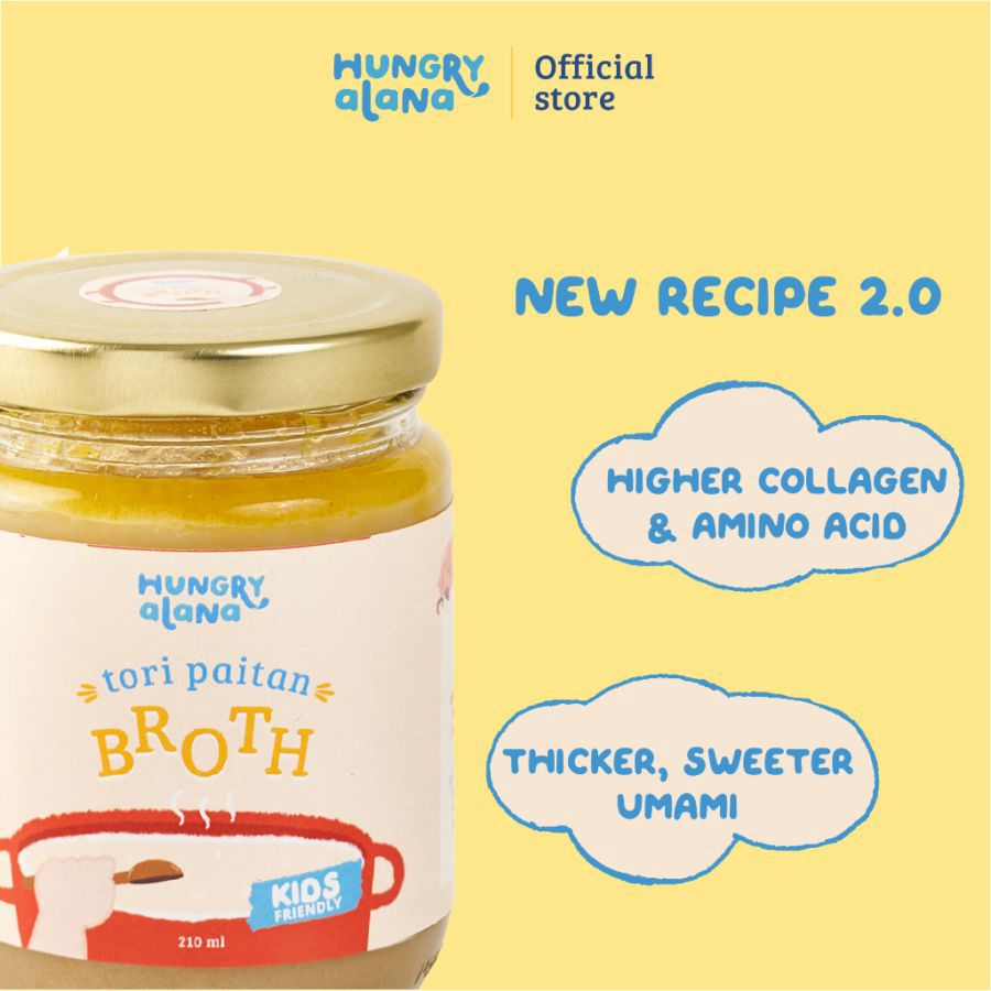 Hungry Alana Tori Paitan Broth Kaldu Ayam Probiotik MPASI 210ml