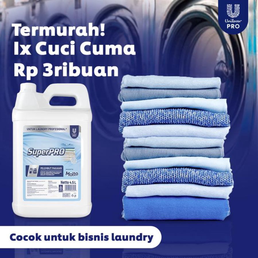 Molto Superpro Pelembut Pakaian Jerigen 4500ml