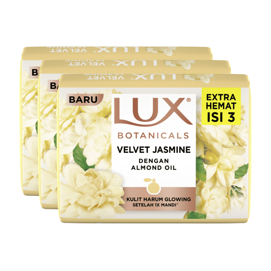 Lux Botanicals Velvet Jasmine Barsoap 3 pcs 100gram