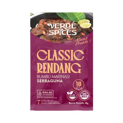 Verde Spices Classic Rendang Bumbu Marinasi Sachet