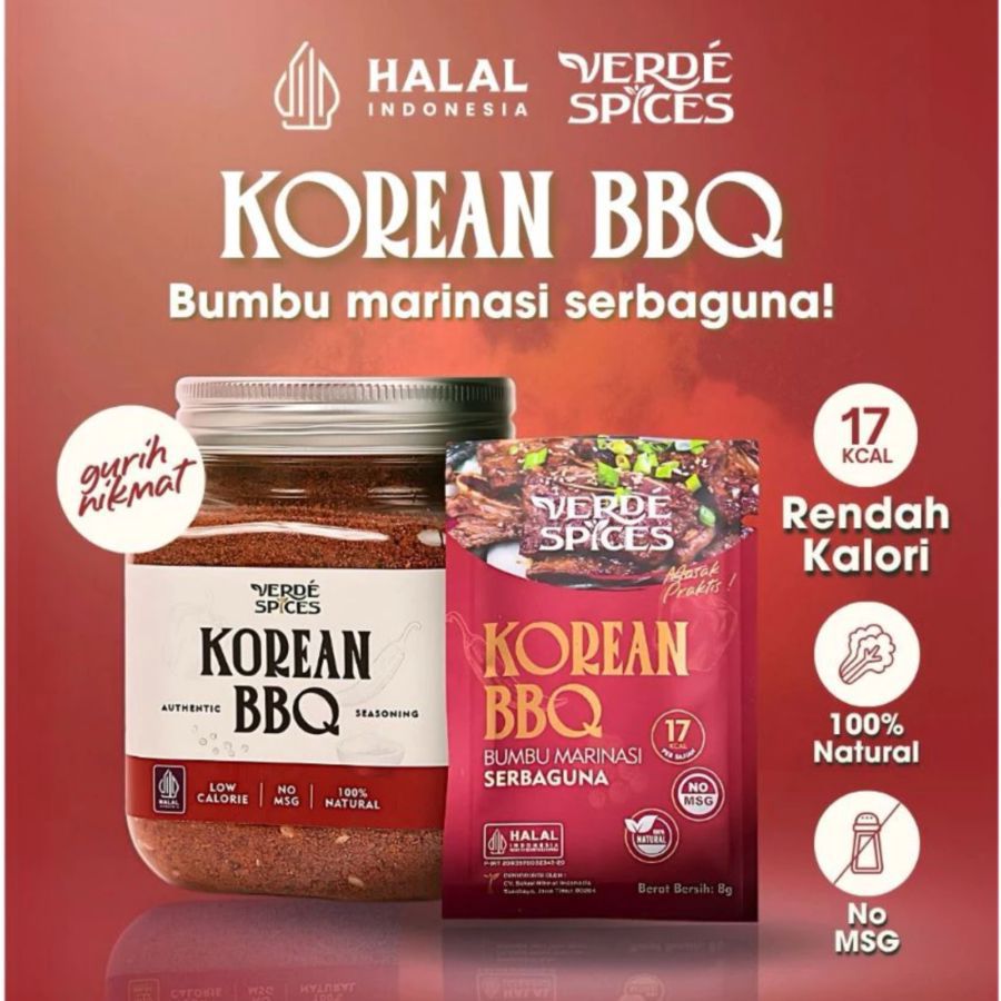 Verde Spices Korean BBQ Bumbu Marinasi Sachet 8gram