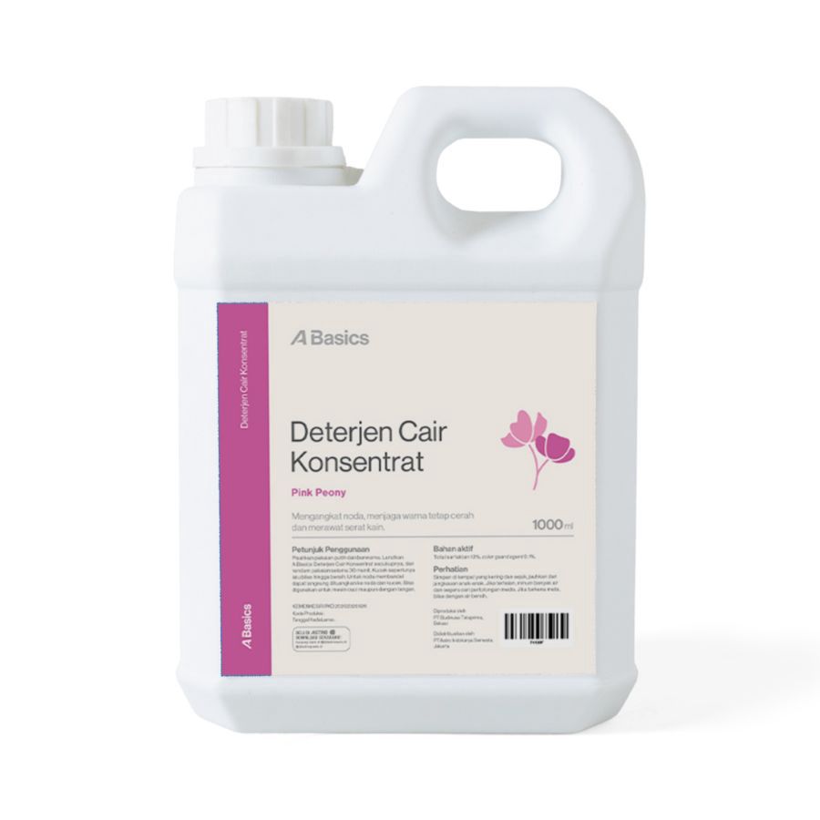 Deterjen Cair Konsentrat Pink Peony A Basics 1000ml