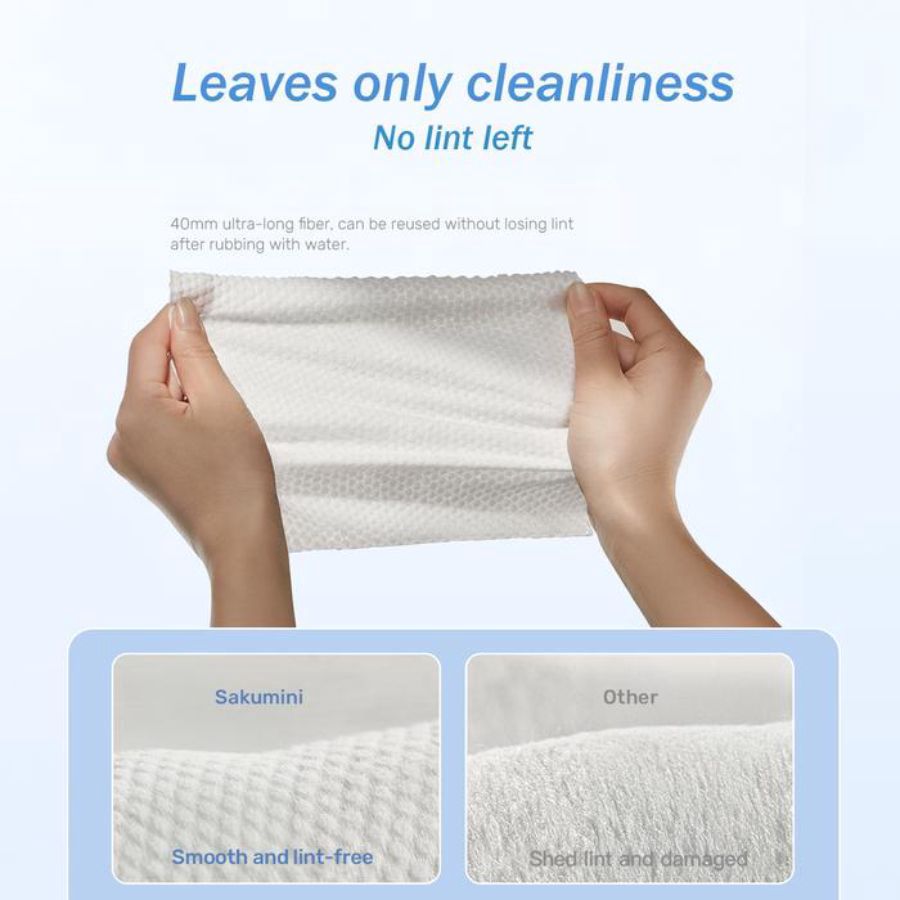 Sakumini Tisu Kering Bayi Facial Tissue Wipes Hand Mouth 80sheets