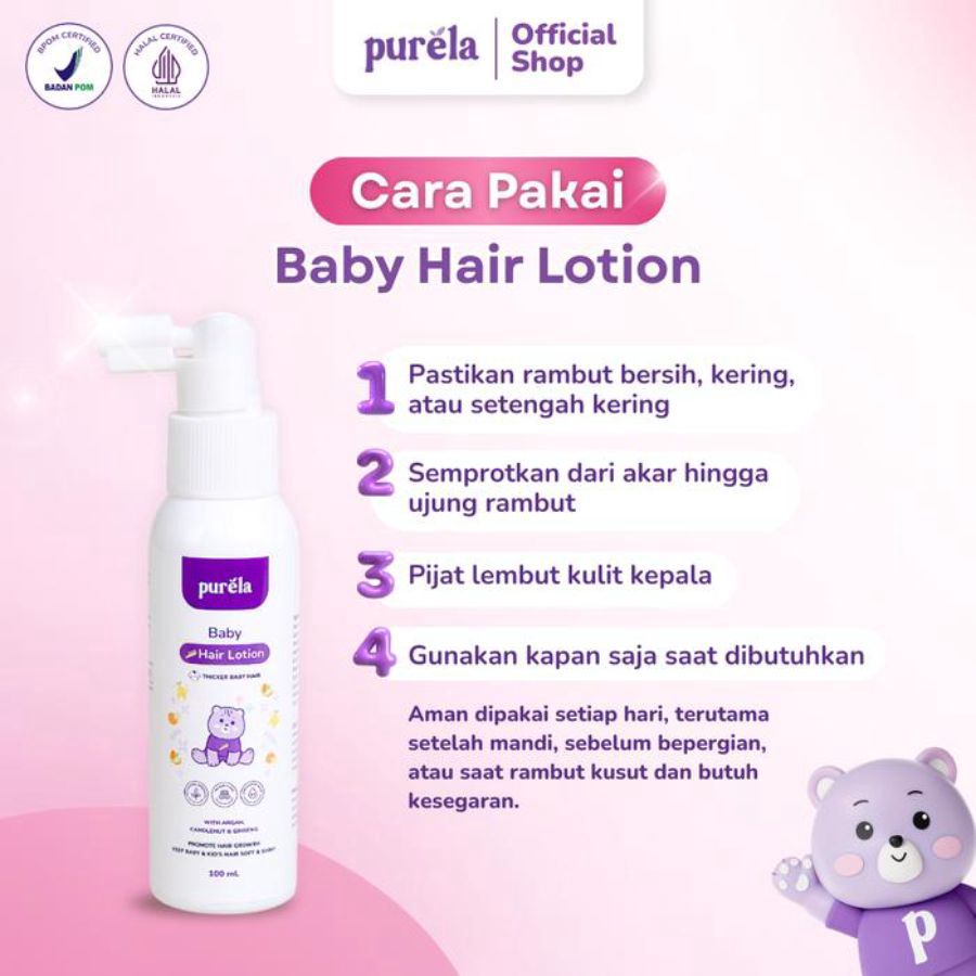 Purela Baby Hair Lotion 100ml