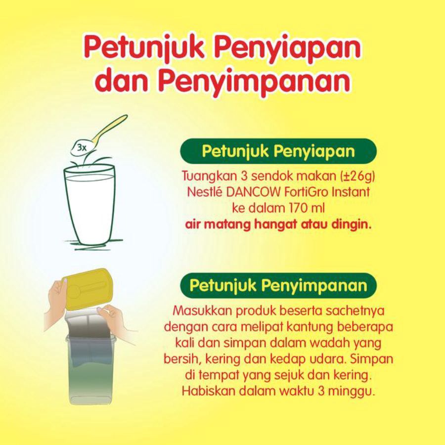 Dancow Fortigro Instant Susu Anak 390gram