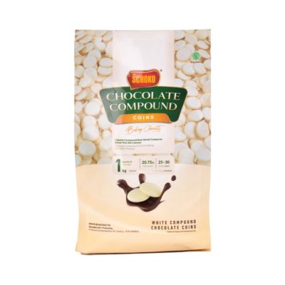 Schoko White Compound Chocolate Coin