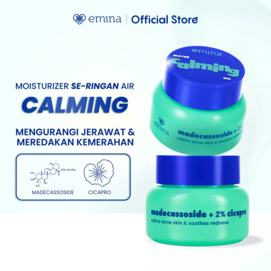 Emina Water Calming Gel Pelembab Wajah 30gram