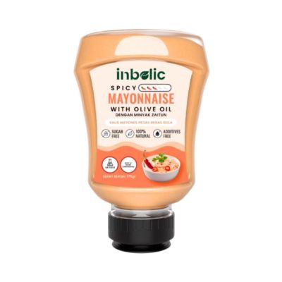 Inbolic Sugar-Free Spicy Mayonnaise with Olive Oil