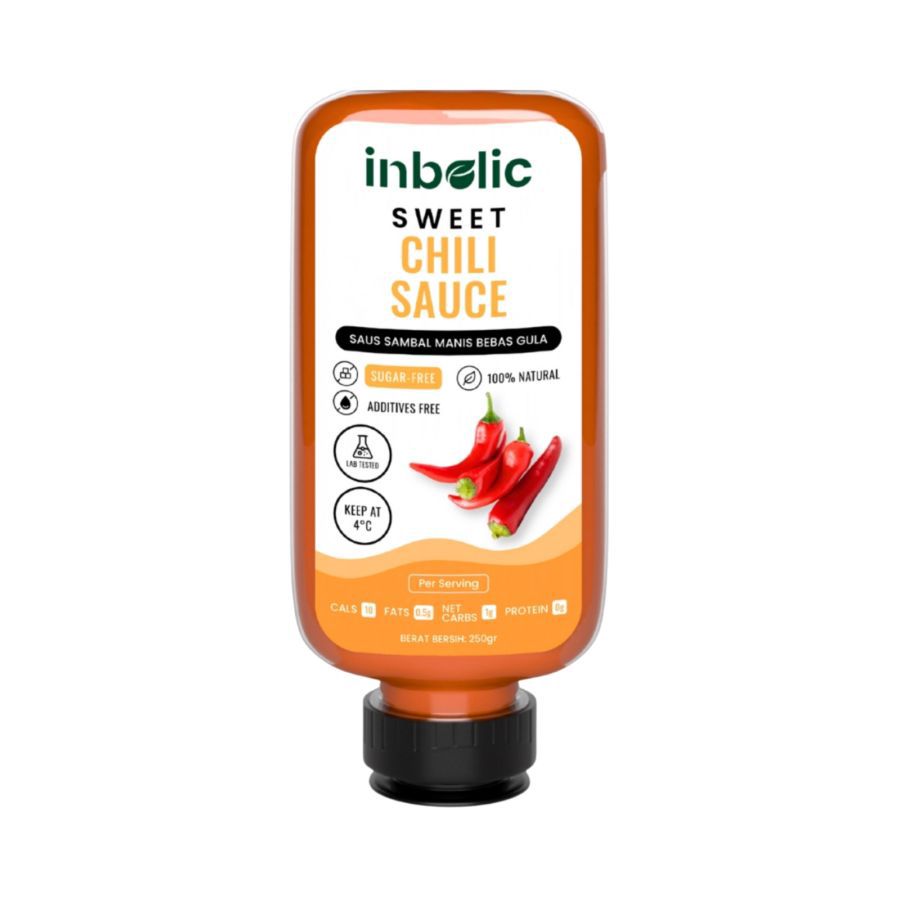 Inbolic Sugar-Free Sweet Chili Sauce 250gram