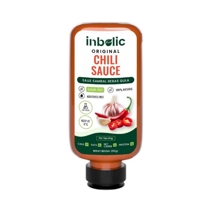 Inbolic Sugar-Free Original Chili Sauce 250gram