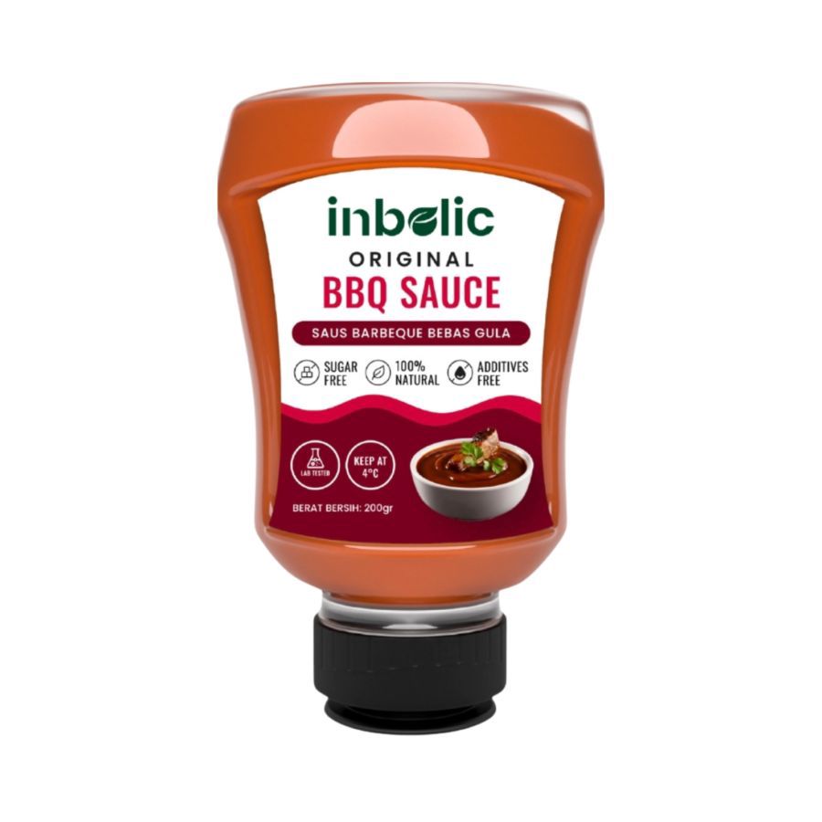 Inbolic Sugar-Free BBQ Sauce Original 200gram