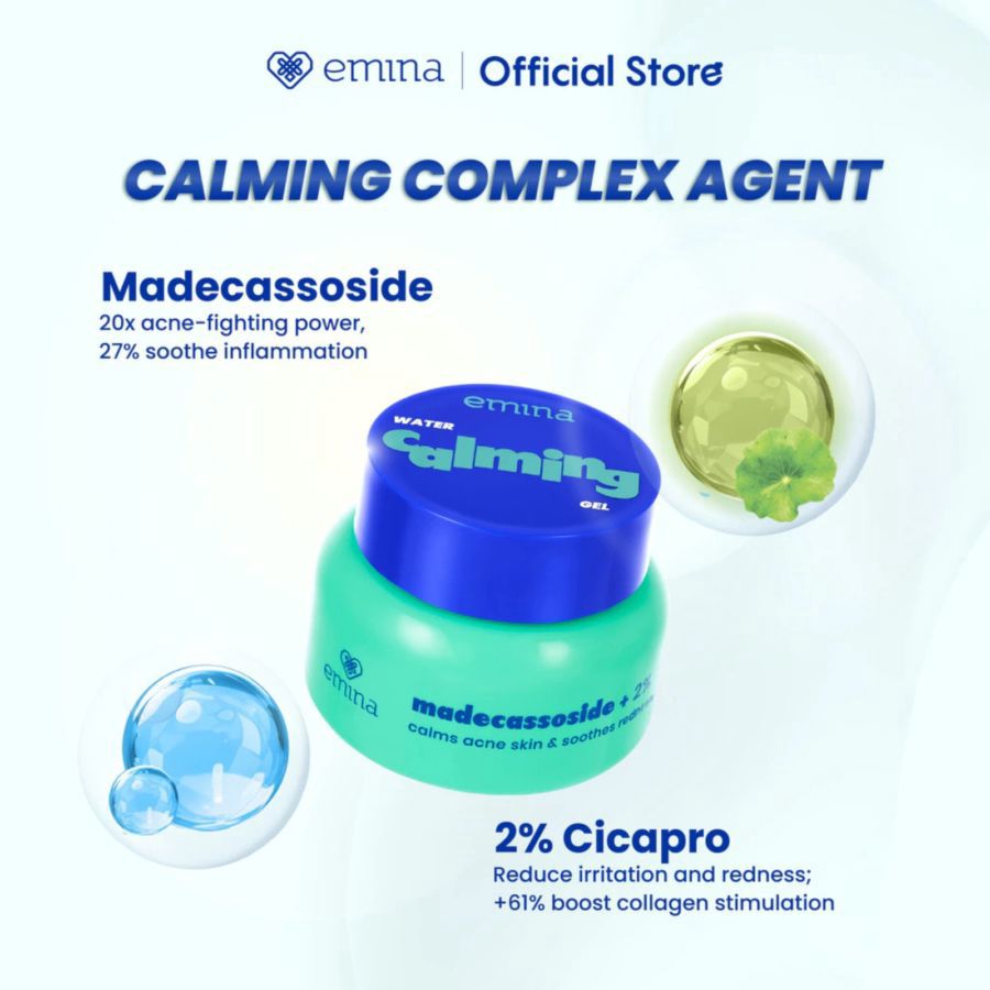 Emina Water Calming Gel Pelembab Wajah 30gram