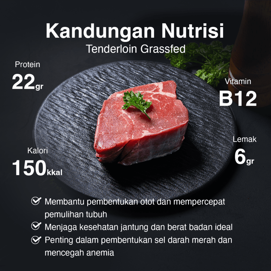Tenderloin Grassfed 150gram