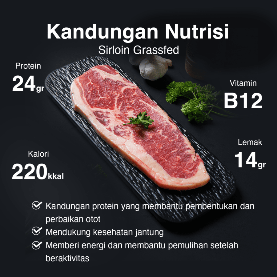 Sirloin Grassfed 200gram