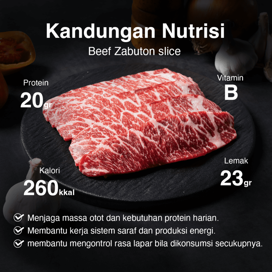Beef Zabuton slice Astro Farm Signature 200gram