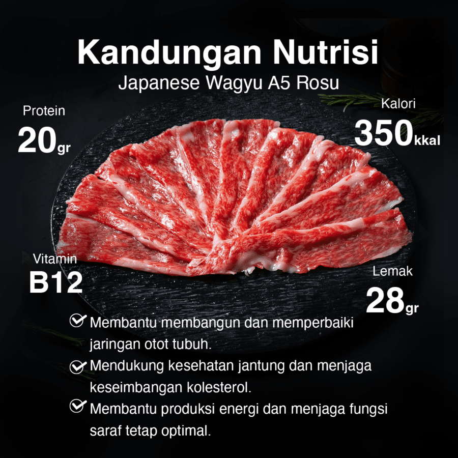 Japanese Wagyu A5 Rosu Astro Farm Signature 100gram 100gram