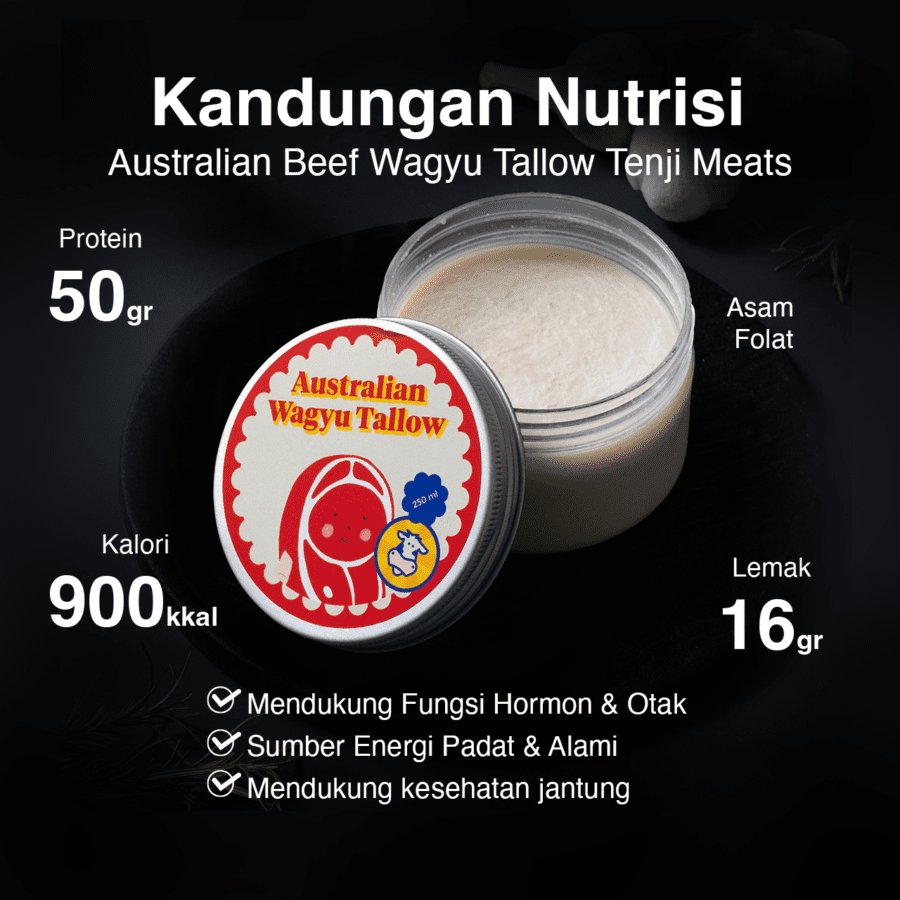 Australian Beef Wagyu Tallow Tenji Meats 250ml
