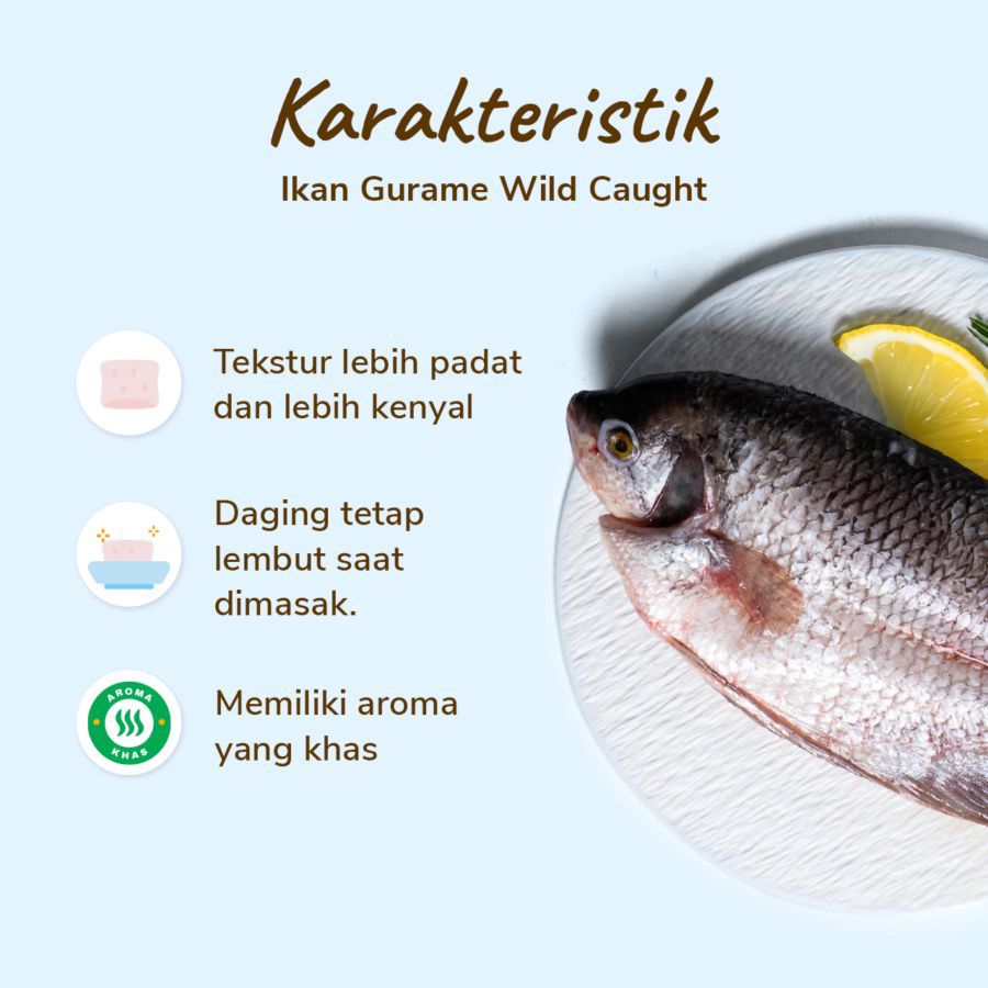 Ikan Gurame 500gram