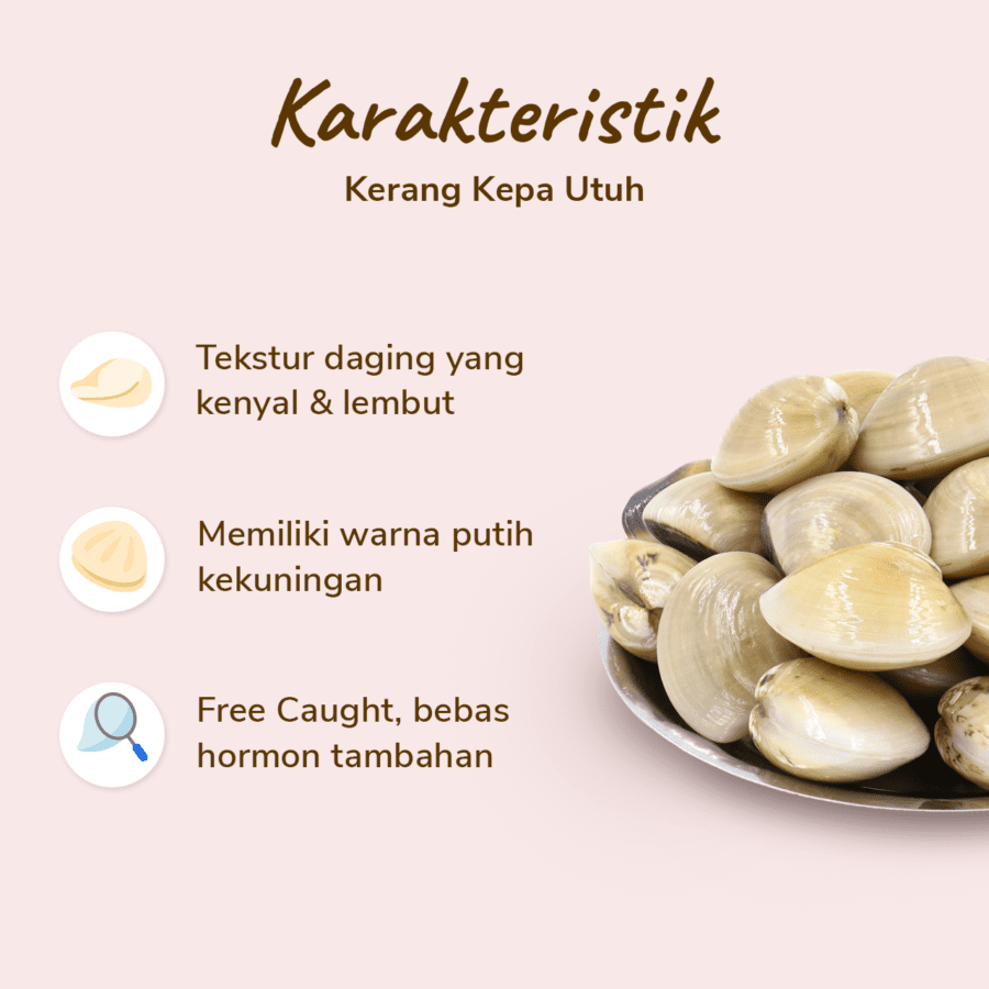 Kerang Kepa Utuh Astro Farm 500gram