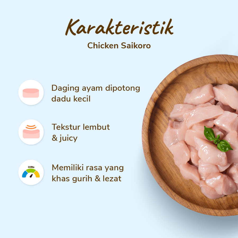 Chicken Saikoro Astro Farm 250gram