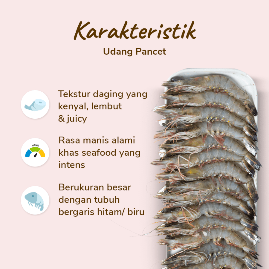 Udang Pancet 35/40 Astro Farm 450-500gram