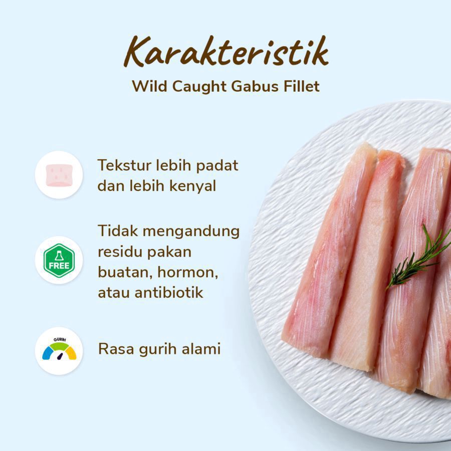 Ikan Gabus Fillet 500gram