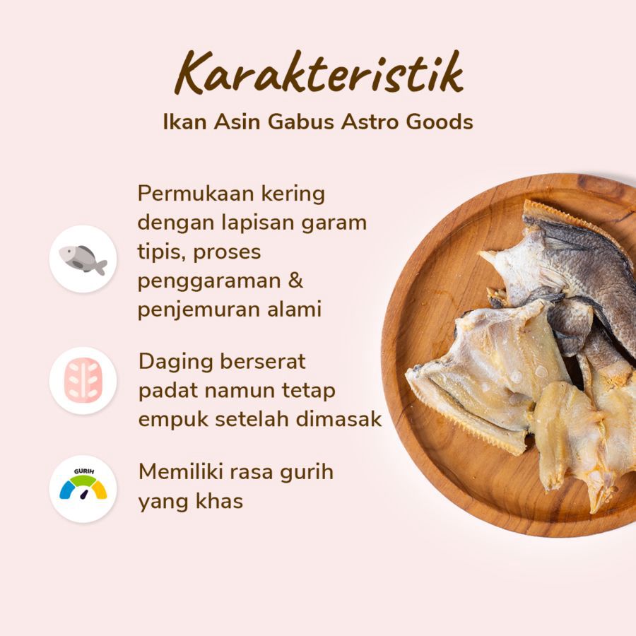 Ikan Asin Gabus Astro Farm 100gram