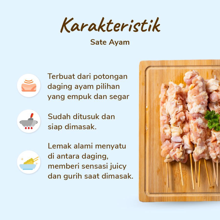 Sate Ayam Astro Farm 450-550gram