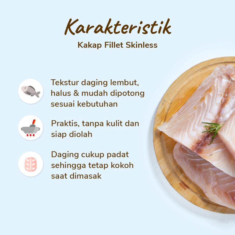 Kakap Fillet Skinless