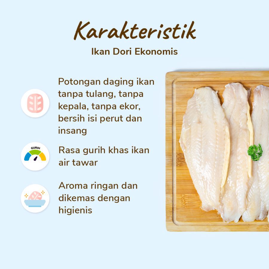 Ikan Dori Ekonomis 1kg