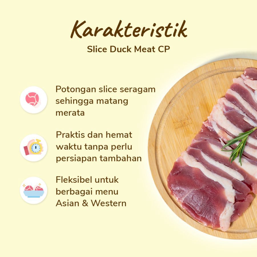 Sliced Duck Meat CP 150gram