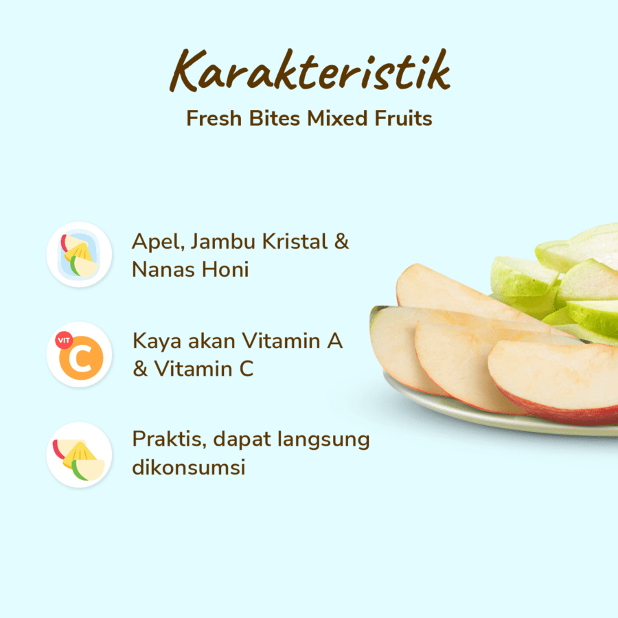 Fresh Bites Buah Potong Mixed Fruits 170gram