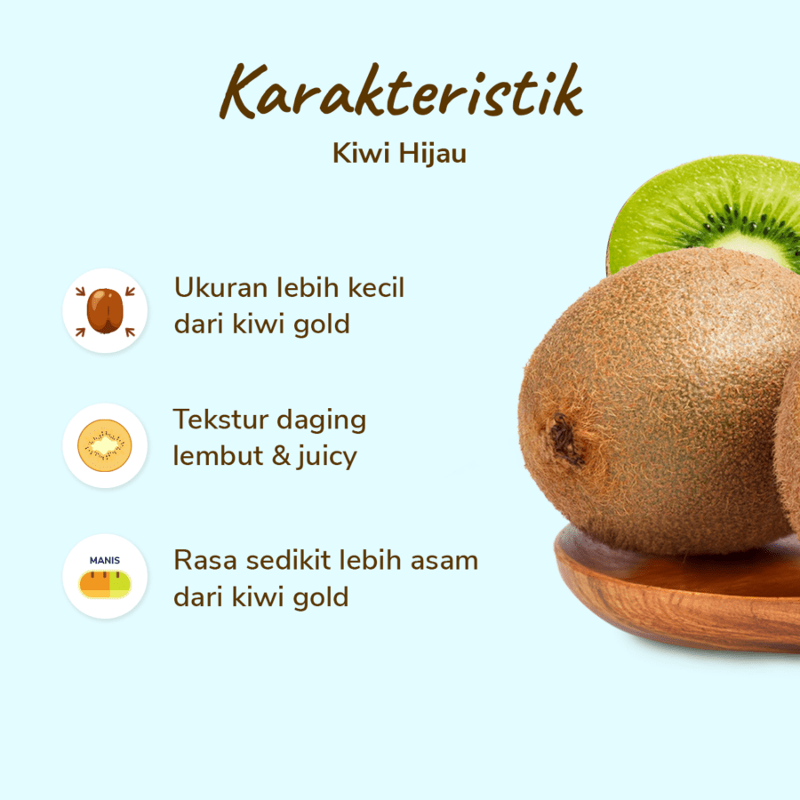 Kiwi Green Sweet Astro Farm 2 pcs 90-100gram