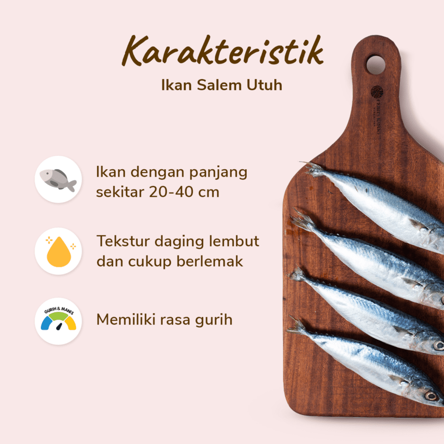 Ikan Salem Utuh 400-500gram