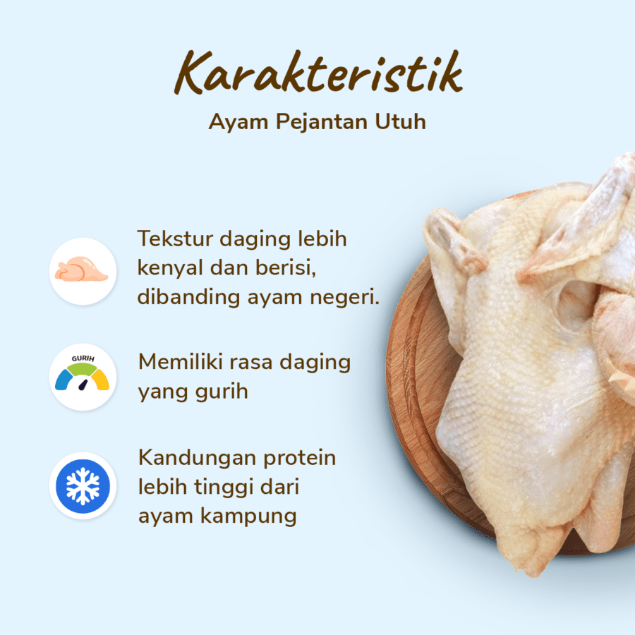 Ayam Pejantan Utuh 600-700gram